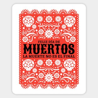 Día de Muertos Sticker